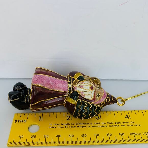 Vintage Cloisonné Bell Ornament - Picture 6 of 7